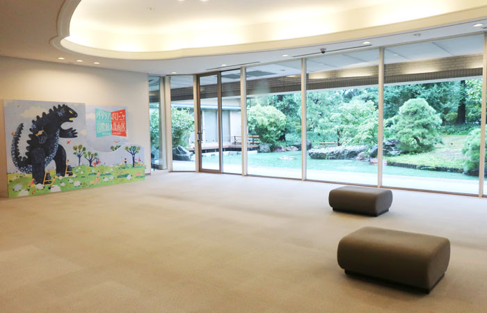 イタリア・ボローニャ国際絵本原画展 ロビー