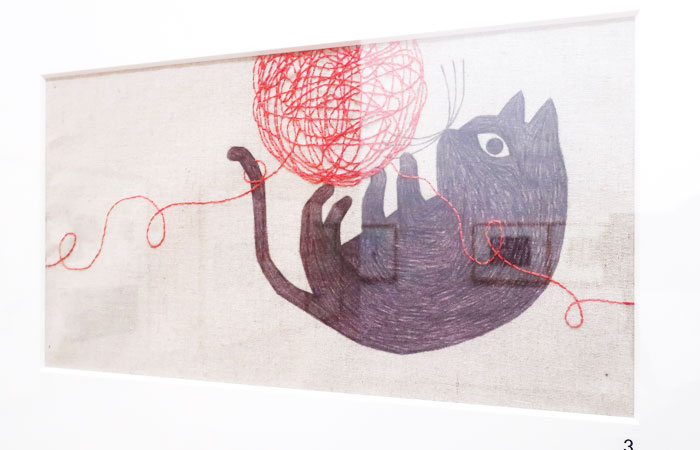 イタリア・ボローニャ国際絵本原画展 第三展示室