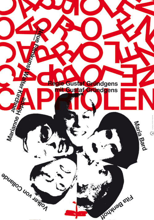 ヴォルフガング・シュミット　映画「カプリオーレン」　1963年　ポスター