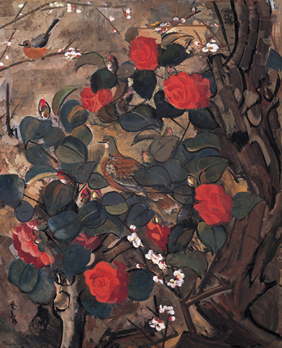 山下摩起《椿》1935年