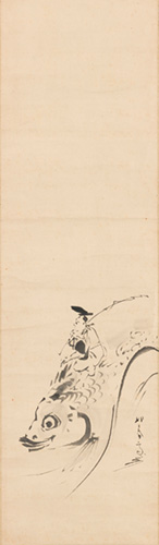 勝部如春斎《恵比寿図》18世紀　新収蔵作品