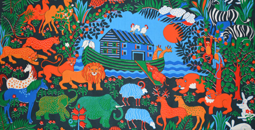 ウッラ・エーソン・ボディーン《ノーアクス・アルク（ノアの方舟）》1977年　サラ・アクステイリウス氏蔵